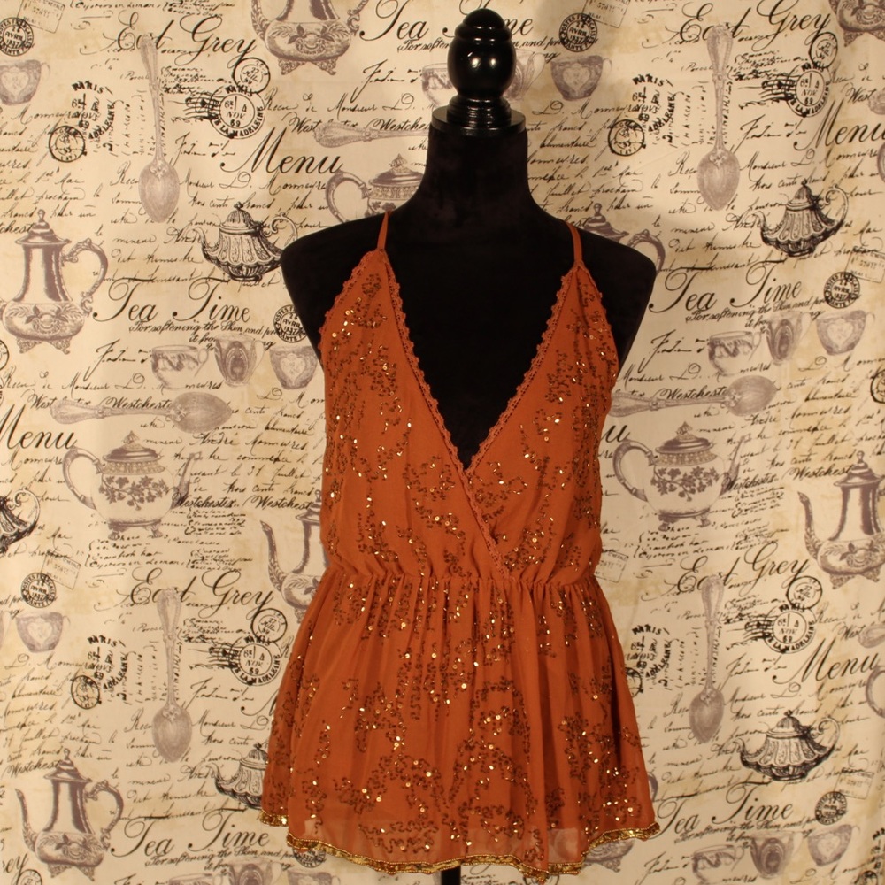 BKE Boutique Sequin tank